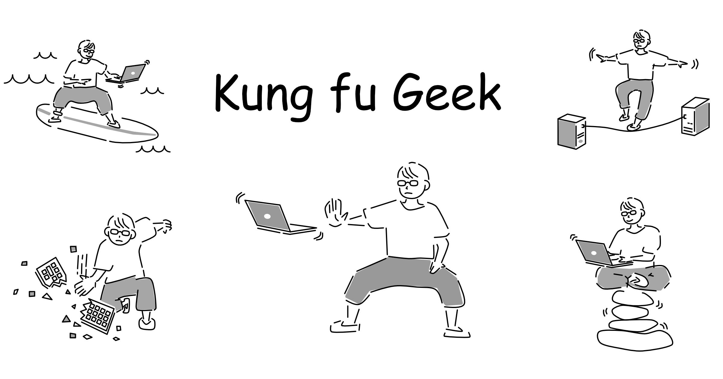 Download Kung Fu Geek | FLAT SVG DESIGNS